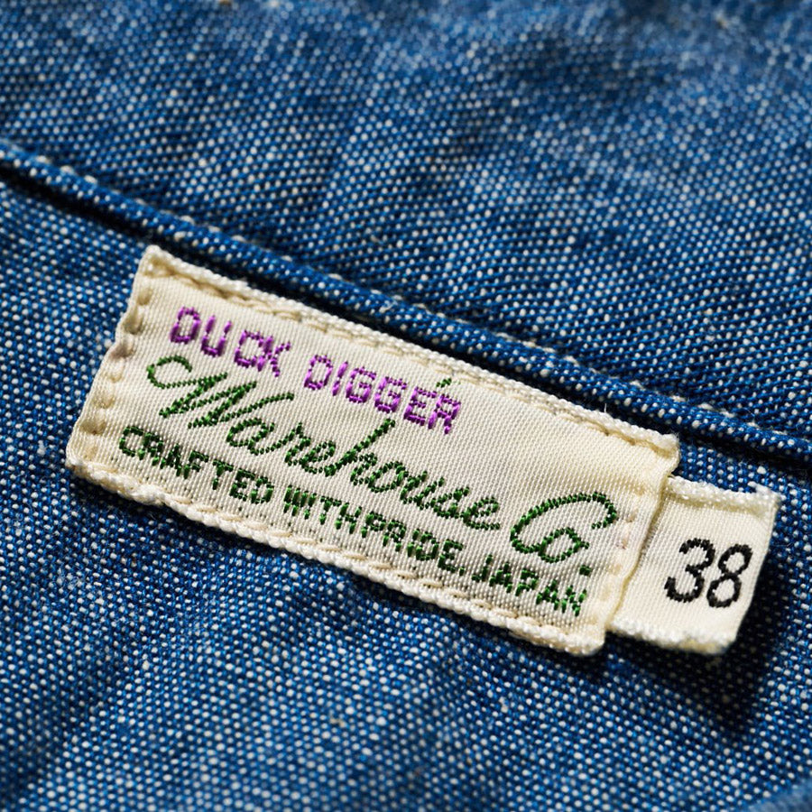 WAREHOUSE ウエアハウス シャツ シャンブレーシャツ Lot 3064 VENTILATION TRIPLE STITCH CHAMBRAY SHIRTS