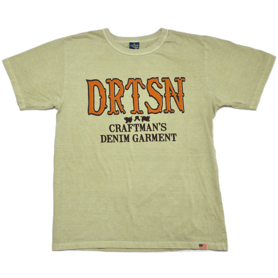 ダルチザン STUDIO D'ARTISAN Tシャツ ピグメント加工プリントTシャツ 8207B