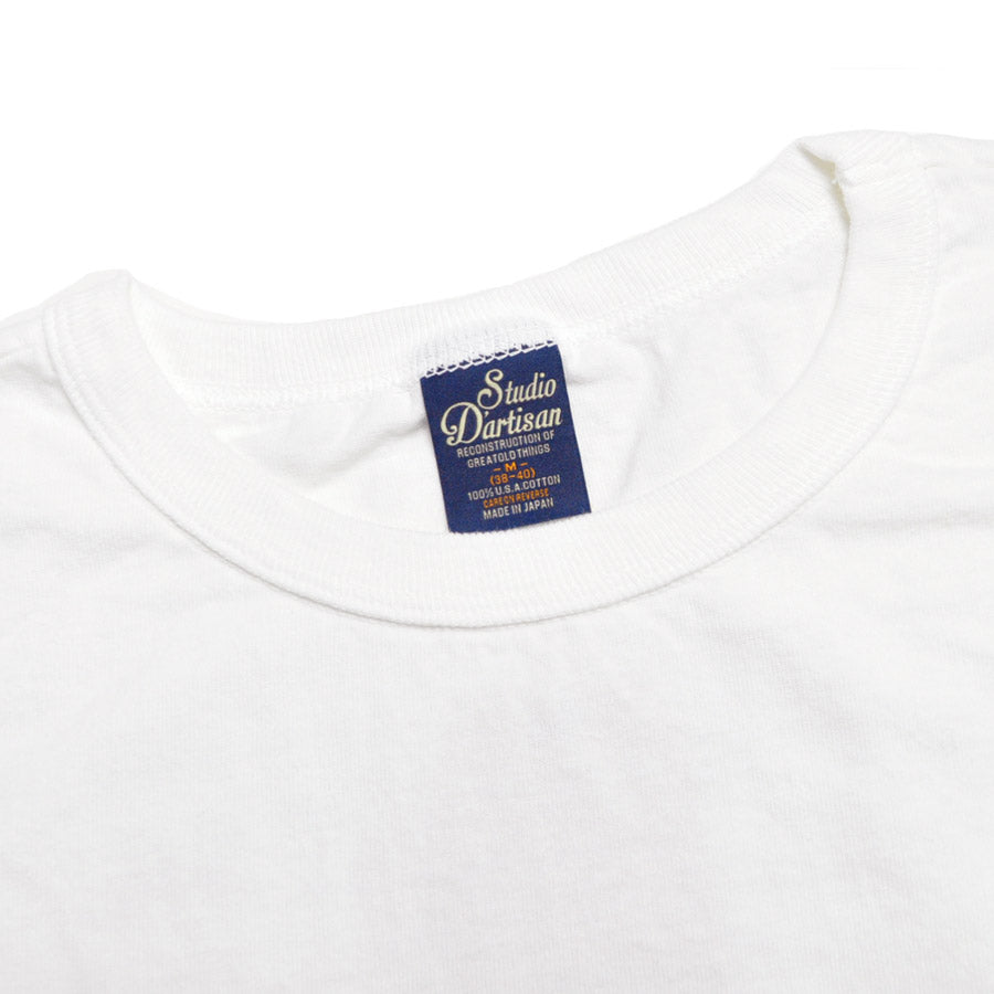 ダルチザン STUDIO D'ARTISAN Tシャツ デニムポケットプリントTシャツ 8214A