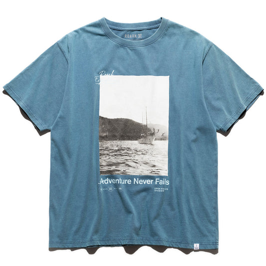 ROARK ロアーク Tシャツ "ANF PHOTO" WELL WORN TEE RTJM1202