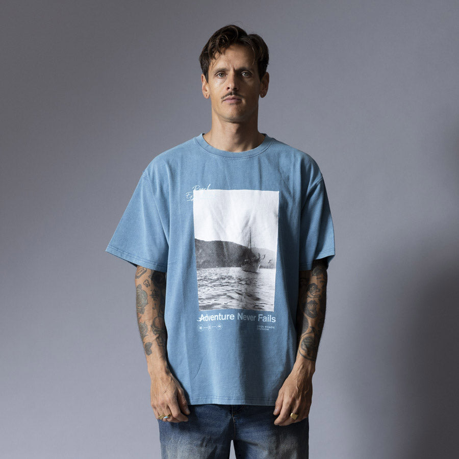 ROARK ロアーク Tシャツ "ANF PHOTO" WELL WORN TEE RTJM1202