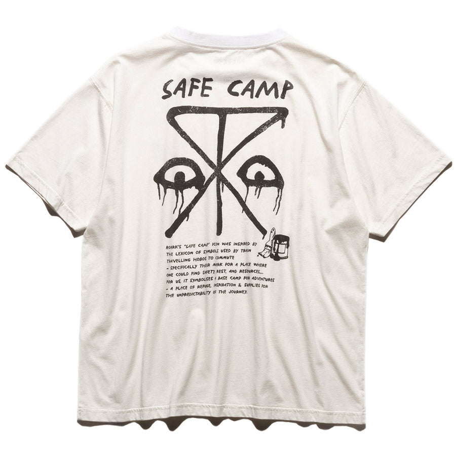 ROARK ロアーク Tシャツ "SAFECAMP" WELL WORN TEE RTJM1201