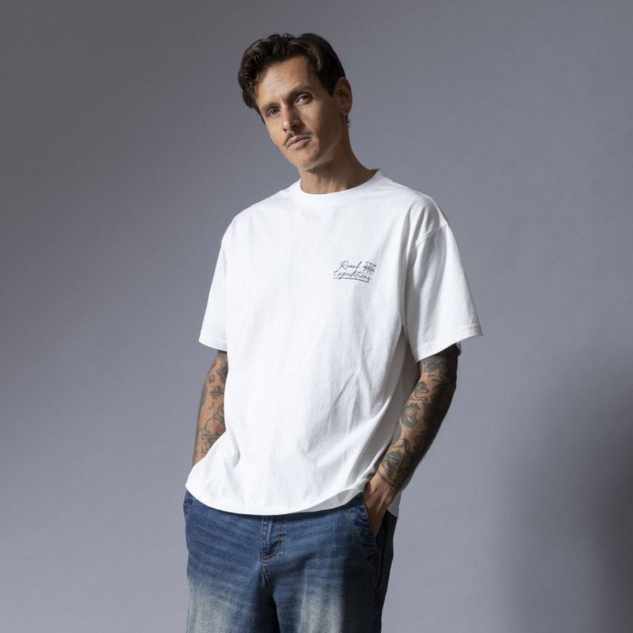ROARK ロアーク Tシャツ "SAFECAMP" WELL WORN TEE RTJM1201