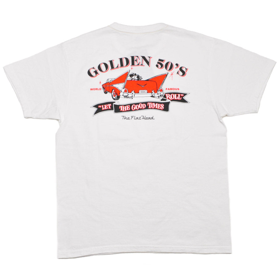 THE FLAT HEAD フラットヘッド Tシャツ 3本針の1本外し Tシャツ GOLDEN 50’S FN-THC-063