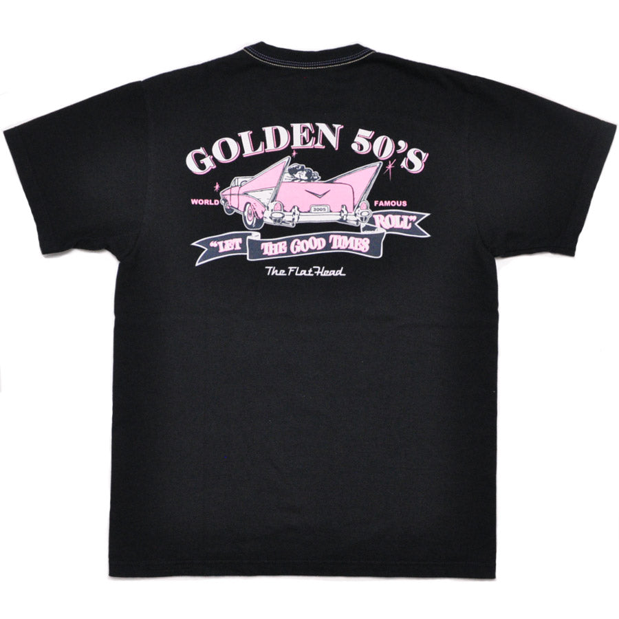 THE FLAT HEAD フラットヘッド Tシャツ 3本針の1本外し Tシャツ GOLDEN 50’S FN-THC-063