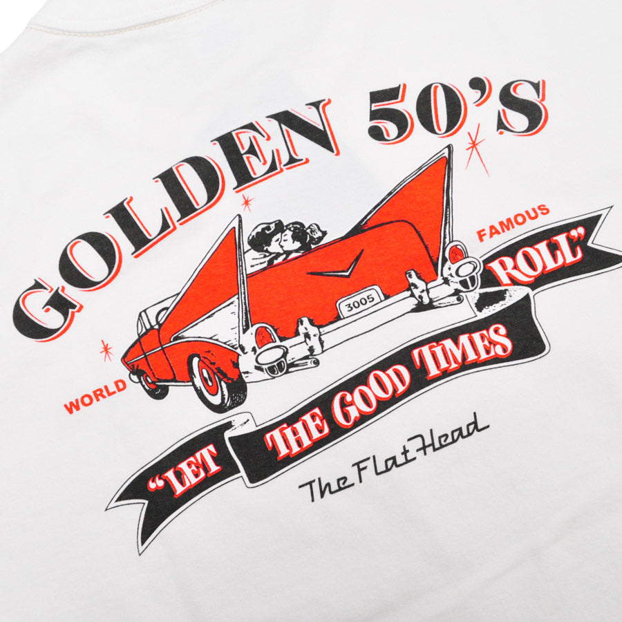 THE FLAT HEAD フラットヘッド Tシャツ 3本針の1本外し Tシャツ GOLDEN 50’S FN-THC-063