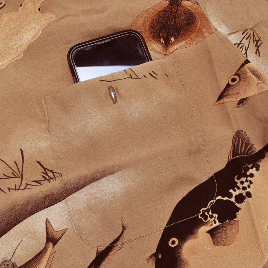 NIGEL CABOURN ナイジェルケーボン アロハシャツ 半袖シャツ ALOHA SHIRT GYOGUN 80520011005