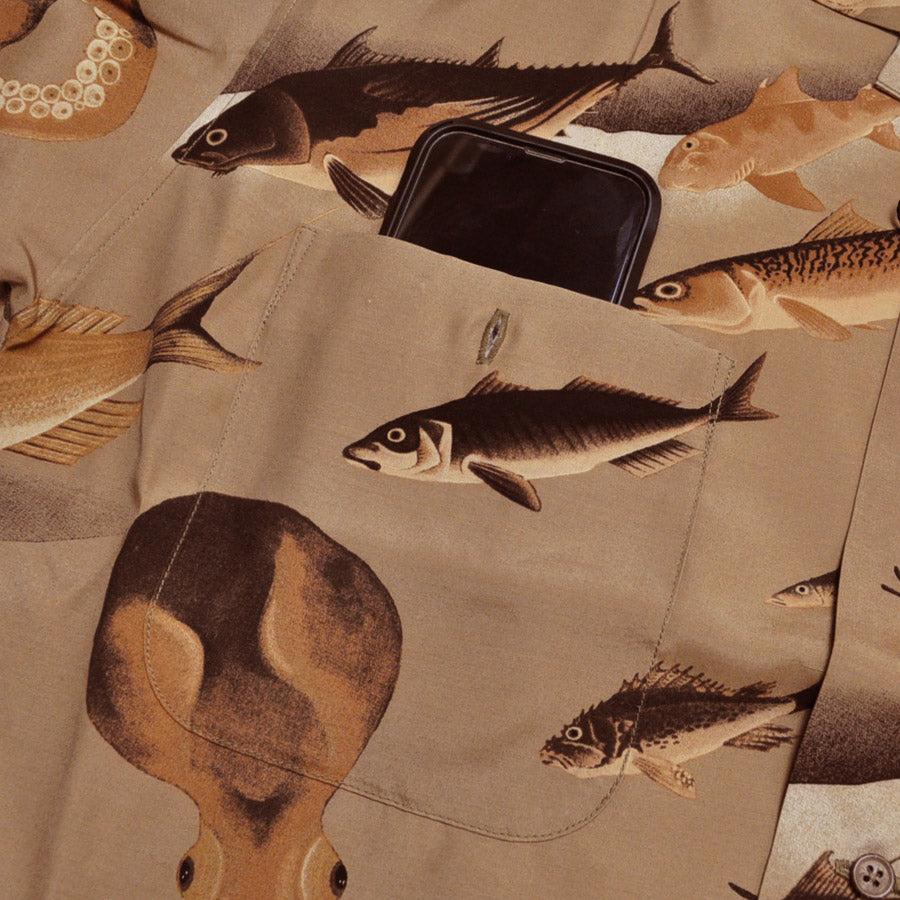NIGEL CABOURN ナイジェルケーボン アロハシャツ 半袖シャツ ALOHA SHIRT GYOGUN 80520011005