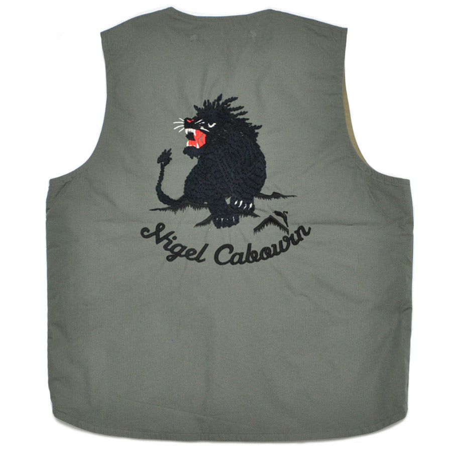 NIGEL CABOURN ナイジェルケーボン ベスト SOUVENIR VEST REVERSIBLE C/N WEATHER 80520070006