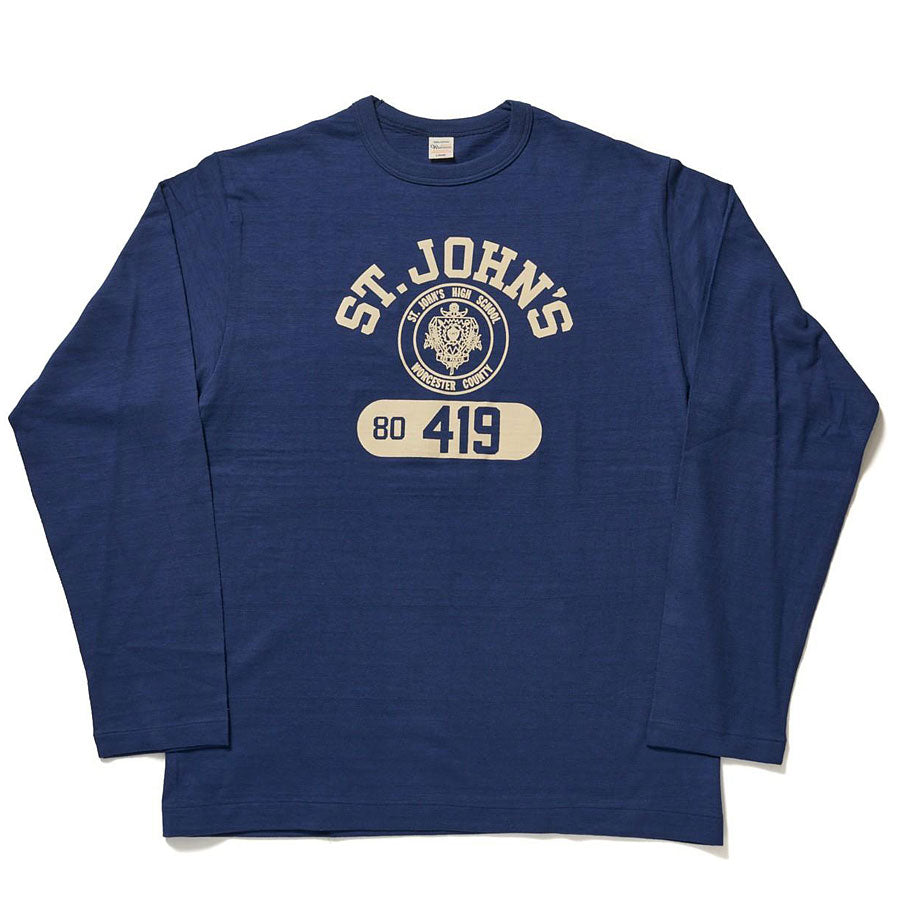 ウエアハウス WAREHOUSE Tシャツ Lot 5906 長袖クルーネックT ST.JOHN'S ロンT メンズ アメカジ