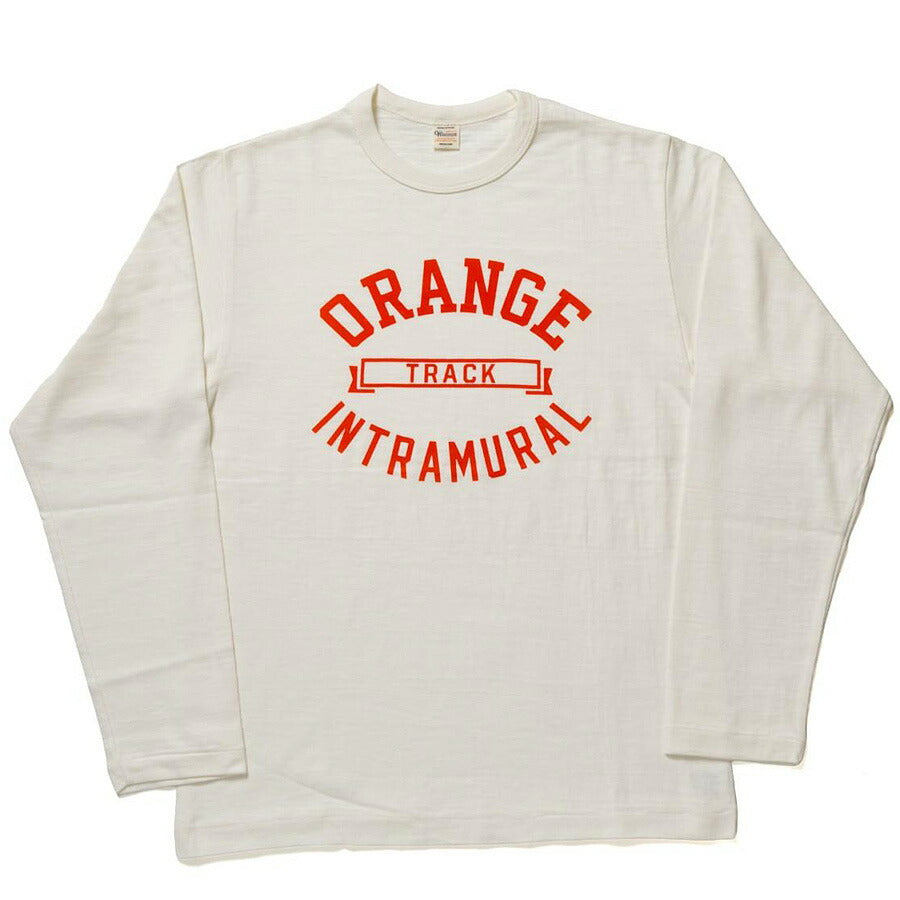 ウエアハウス WAREHOUSE Tシャツ Lot 5906 長袖クルーネックT ORANGE ロンT メンズ アメカジ
