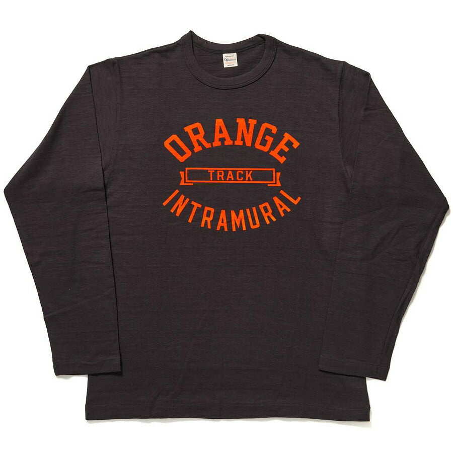 ウエアハウス WAREHOUSE Tシャツ Lot 5906 長袖クルーネックT ORANGE ロンT メンズ アメカジ