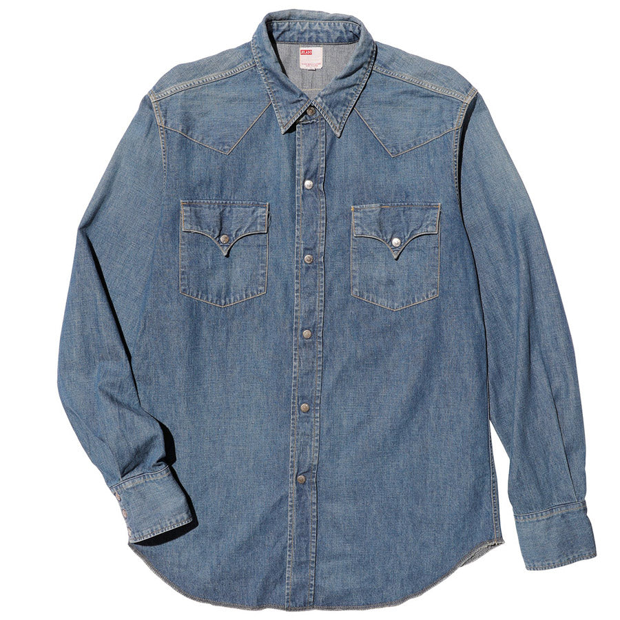 JELADO ジェラード シャツ Faded Denim Vaquero Shirt JP21128 デニムシャツ