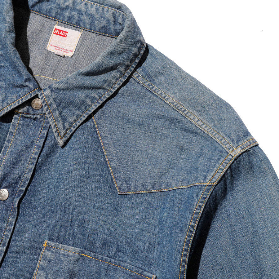 JELADO ジェラード シャツ Faded Denim Vaquero Shirt JP21128 デニムシャツ
