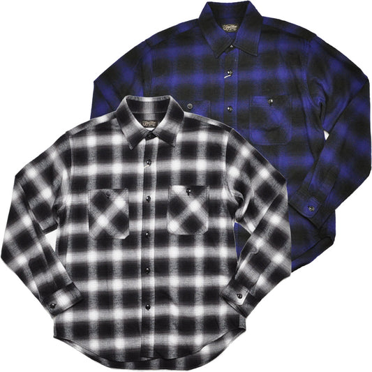 シュガーケーン SUGAR CANE シャツ SC29723 COTTON OMBRE CHECK L/S WORK SHIRT
