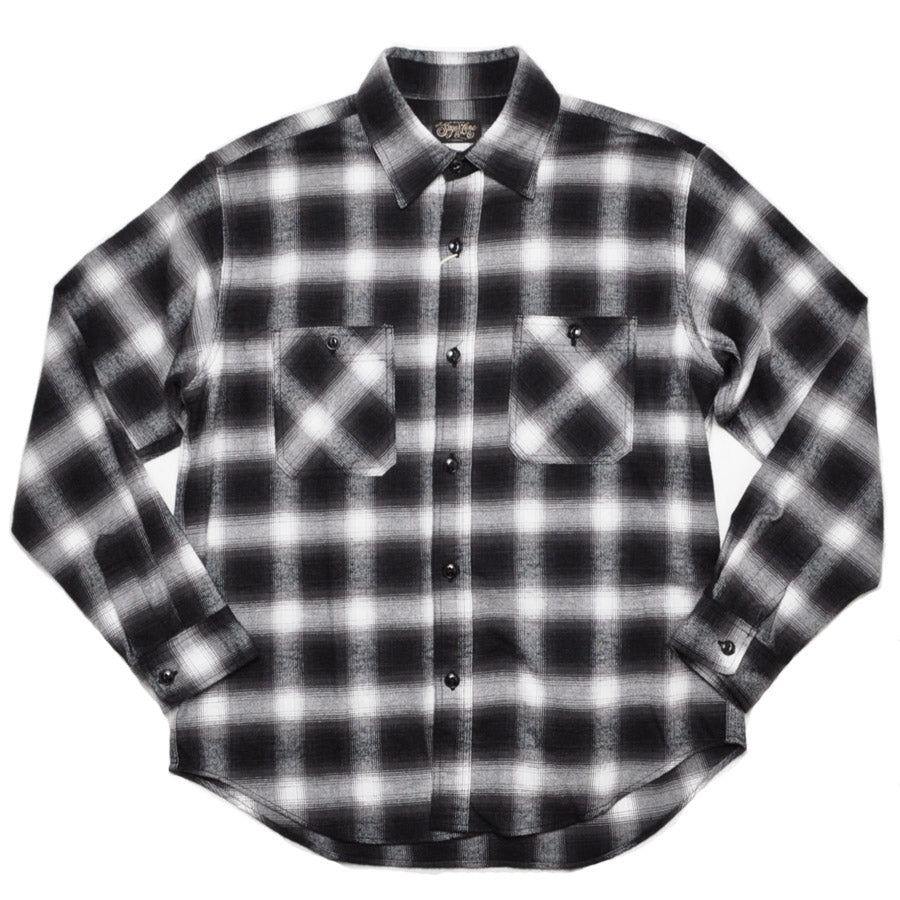 シュガーケーン SUGAR CANE シャツ SC29723 COTTON OMBRE CHECK L/S WORK SHIRT