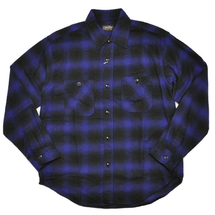 シュガーケーン SUGAR CANE シャツ SC29723 COTTON OMBRE CHECK L/S WORK SHIRT