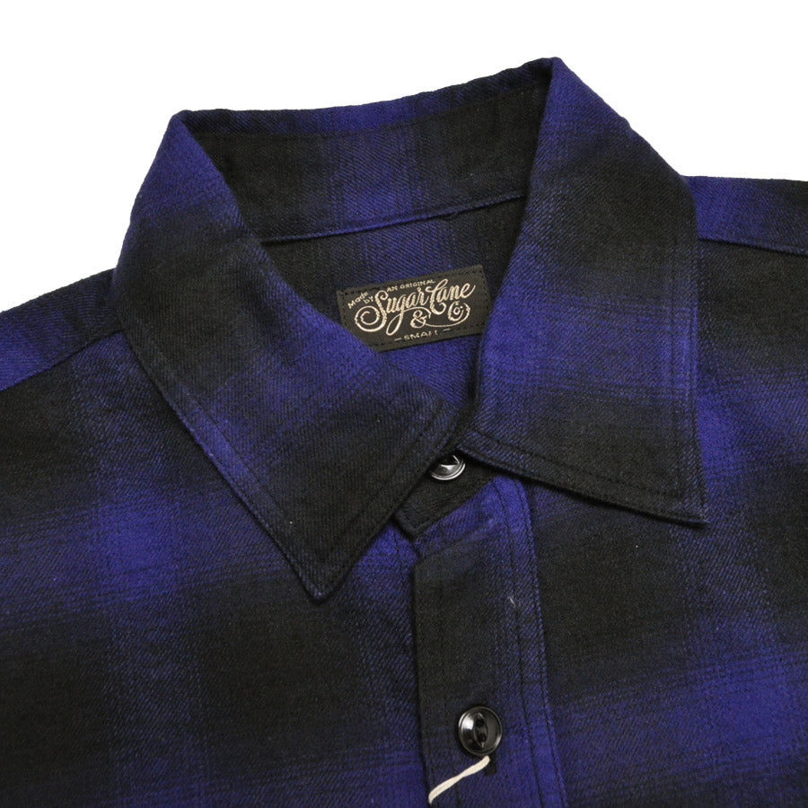 シュガーケーン SUGAR CANE シャツ SC29723 COTTON OMBRE CHECK L/S WORK SHIRT