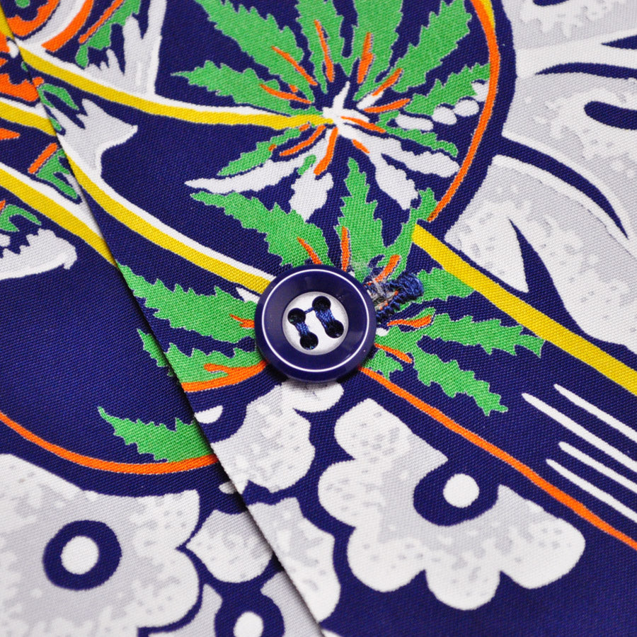 SUN SURF サンサーフ アロハシャツ SS29603 L/S RAYON HAWAIIAN SHIRT "UKULELE MELODY"