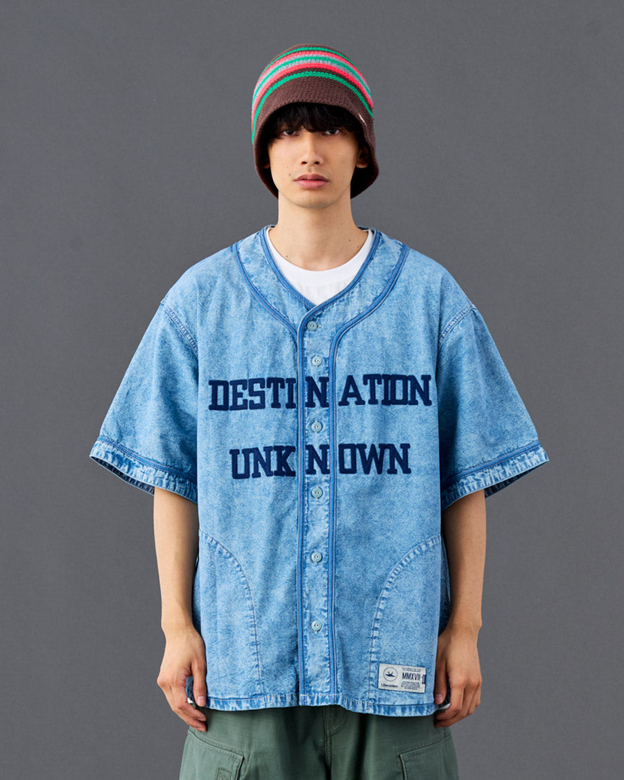 Liberaiders リベレイダース シャツ CHAMBRAY BASEBALL SHIRT 732012601 ベースボールシャツ