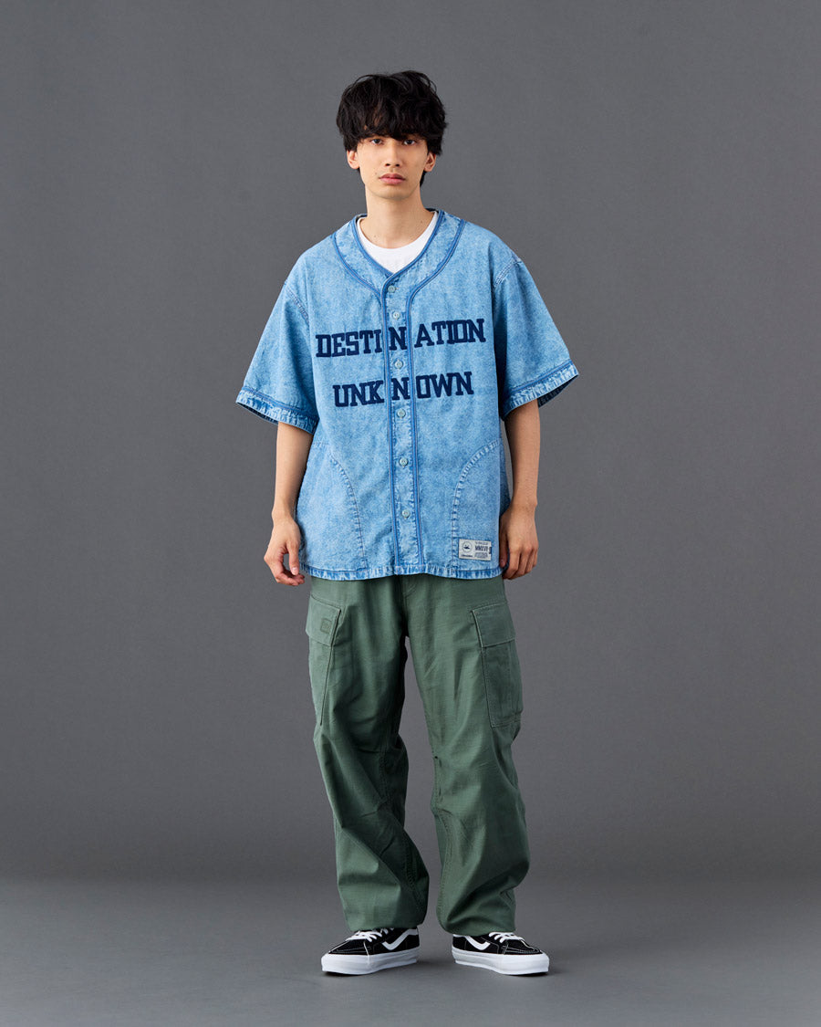 Liberaiders リベレイダース シャツ CHAMBRAY BASEBALL SHIRT 732012601 ベースボールシャツ