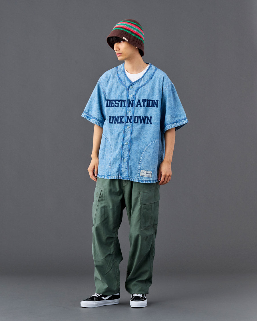 Liberaiders リベレイダース シャツ CHAMBRAY BASEBALL SHIRT 732012601 ベースボールシャツ