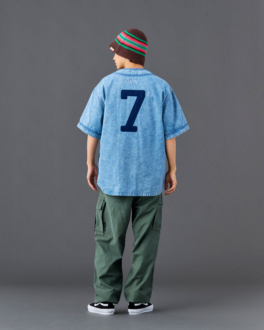 Liberaiders リベレイダース シャツ CHAMBRAY BASEBALL SHIRT 732012601 ベースボールシャツ
