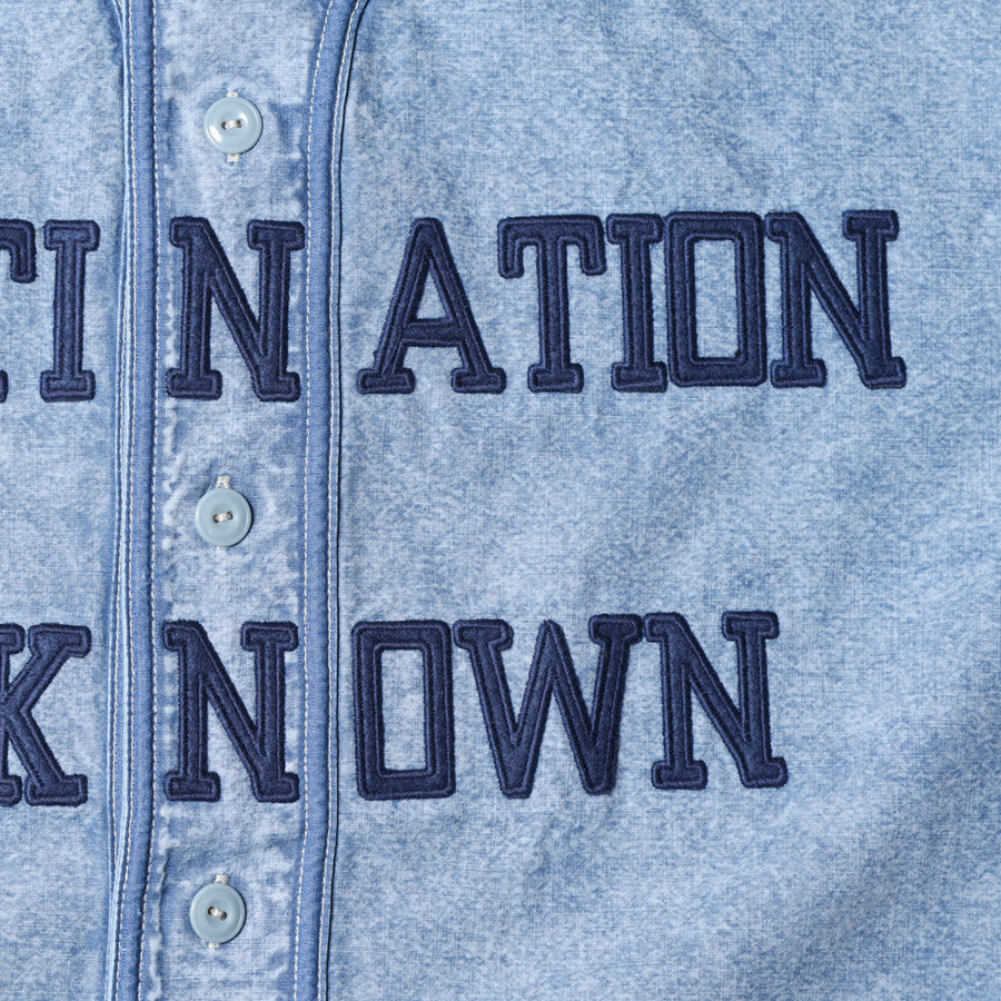 Liberaiders リベレイダース シャツ CHAMBRAY BASEBALL SHIRT 732012601 ベースボールシャツ