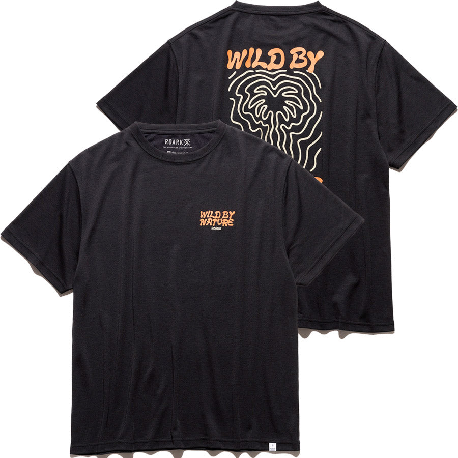 ROARK ロアーク Tシャツ "WILD BY NATURE" DriRelease TEE RTJDR1201