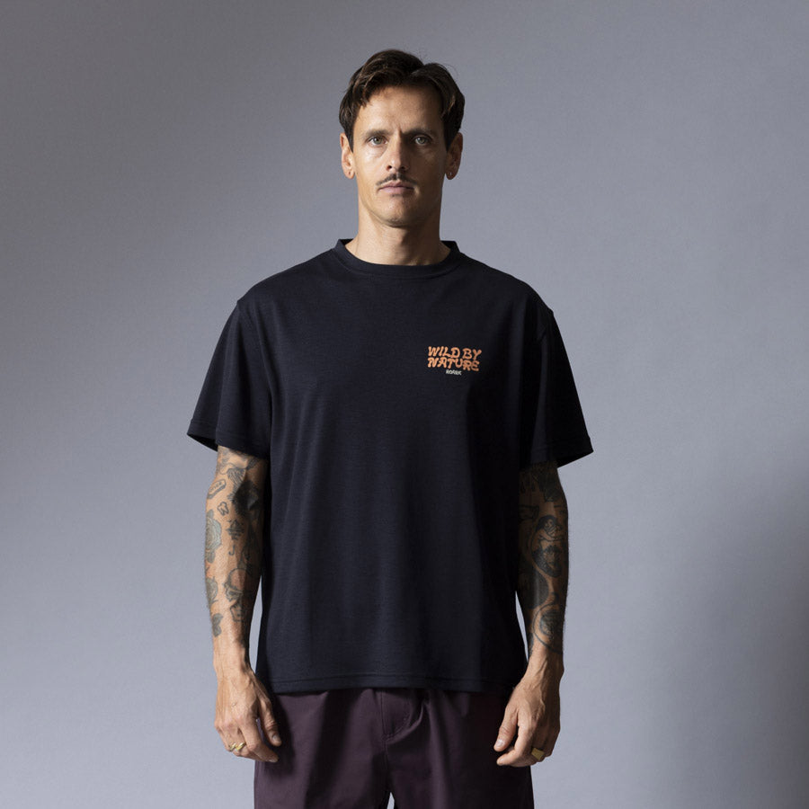 ROARK ロアーク Tシャツ "WILD BY NATURE" DriRelease TEE RTJDR1201