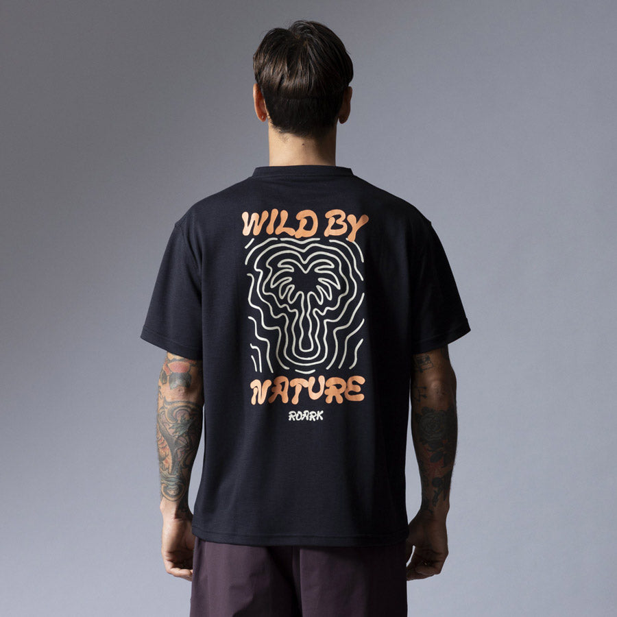 ROARK ロアーク Tシャツ "WILD BY NATURE" DriRelease TEE RTJDR1201