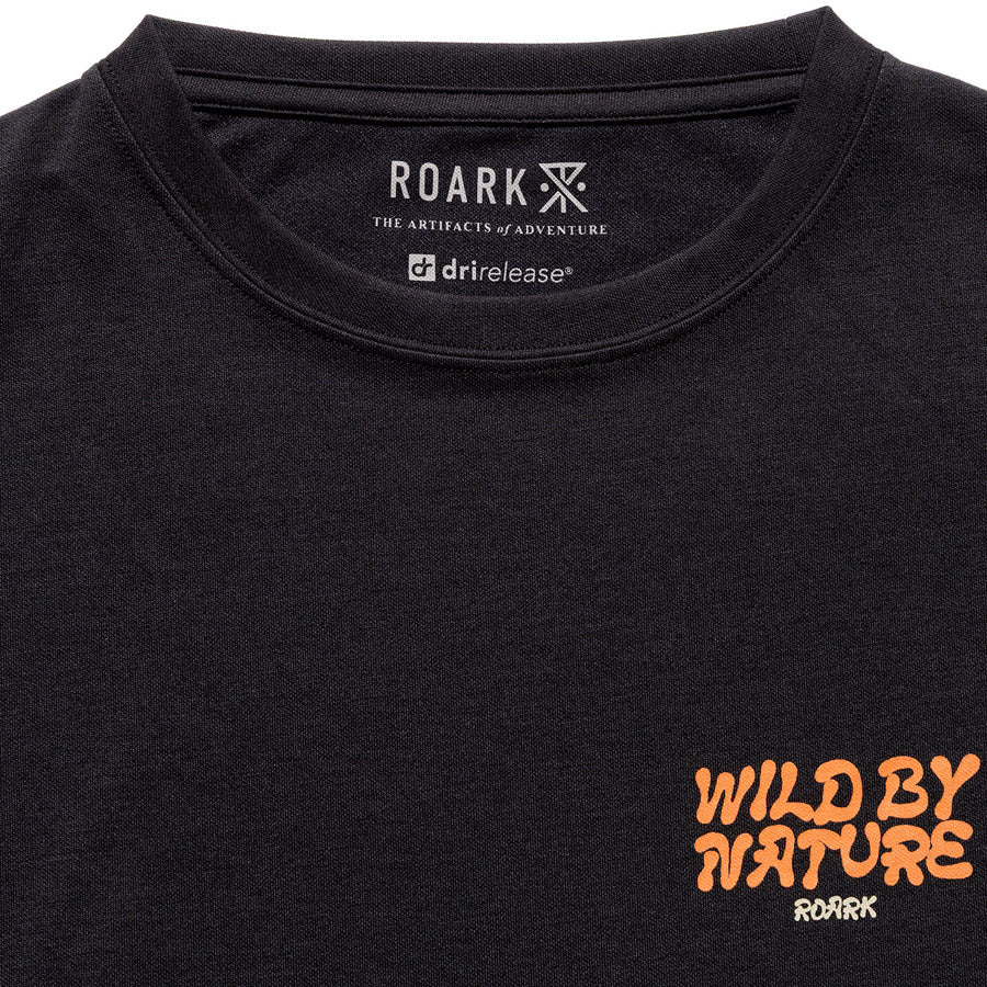 ROARK ロアーク Tシャツ "WILD BY NATURE" DriRelease TEE RTJDR1201