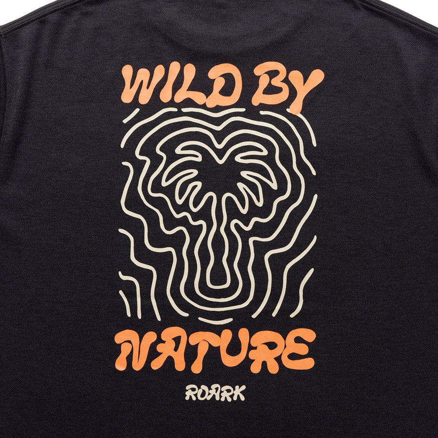 ROARK ロアーク Tシャツ "WILD BY NATURE" DriRelease TEE RTJDR1201