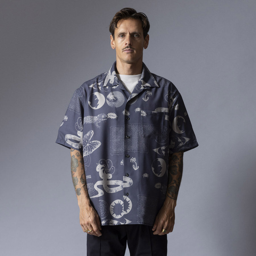 ROARK ロアーク シャツ "W.B.N" GONZO S/S RWJ1204