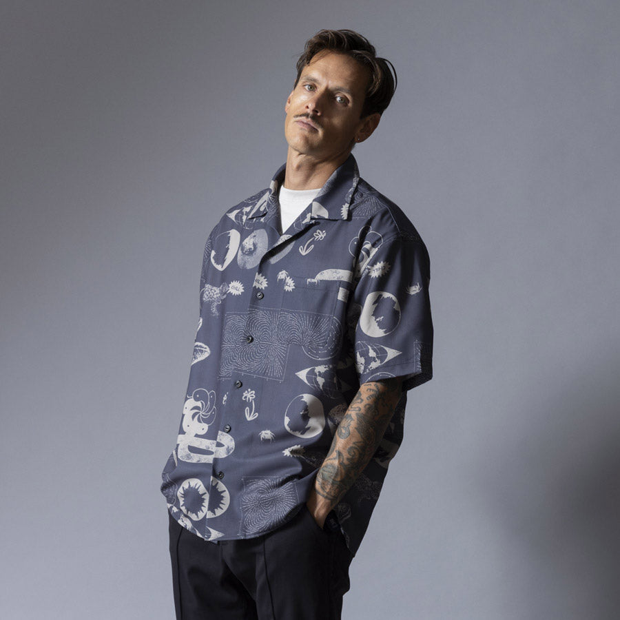 ROARK ロアーク シャツ "W.B.N" GONZO S/S RWJ1204