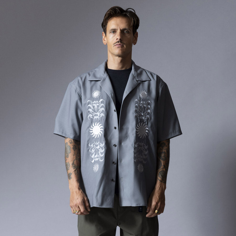 ROARK ロアーク シャツ "PALM EMBROIDERY" GONZO S/S RWJ1205