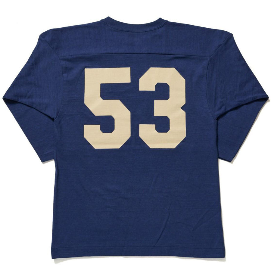 WAREHOUSE ウエアハウス Tシャツ Lot 4063 7分袖フットボールT BLUE DEVILS