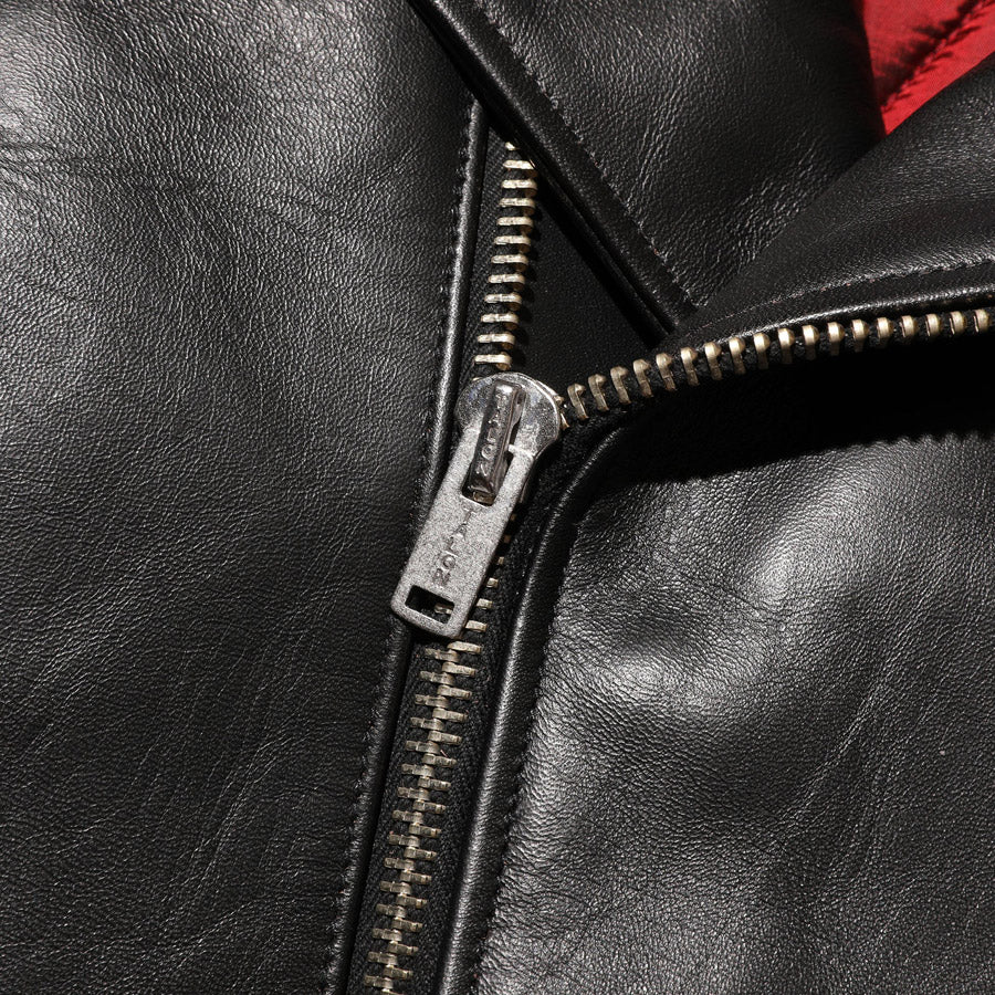 JELADO ジェラード レザージャケット ライダースジャケット Rebel Jacket Horse Hide Semi Aniline Finish Black エポレット有り SG83420