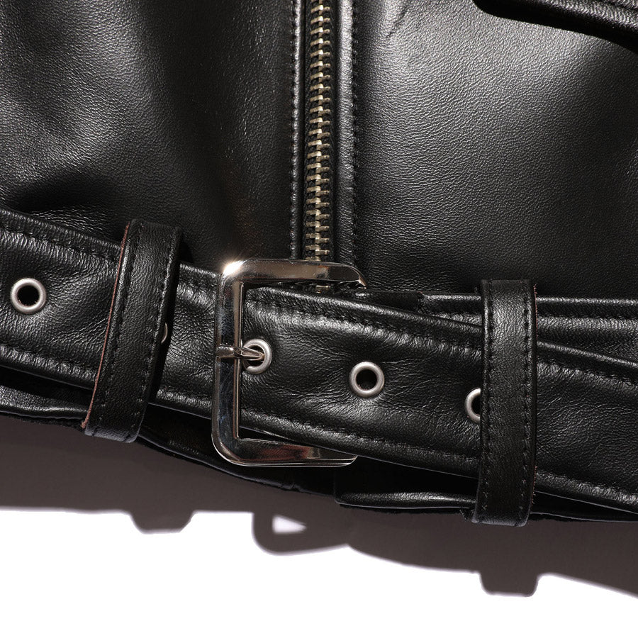 JELADO ジェラード レザージャケット ライダースジャケット Rebel Jacket Horse Hide Semi Aniline Finish Black エポレット有り SG83420