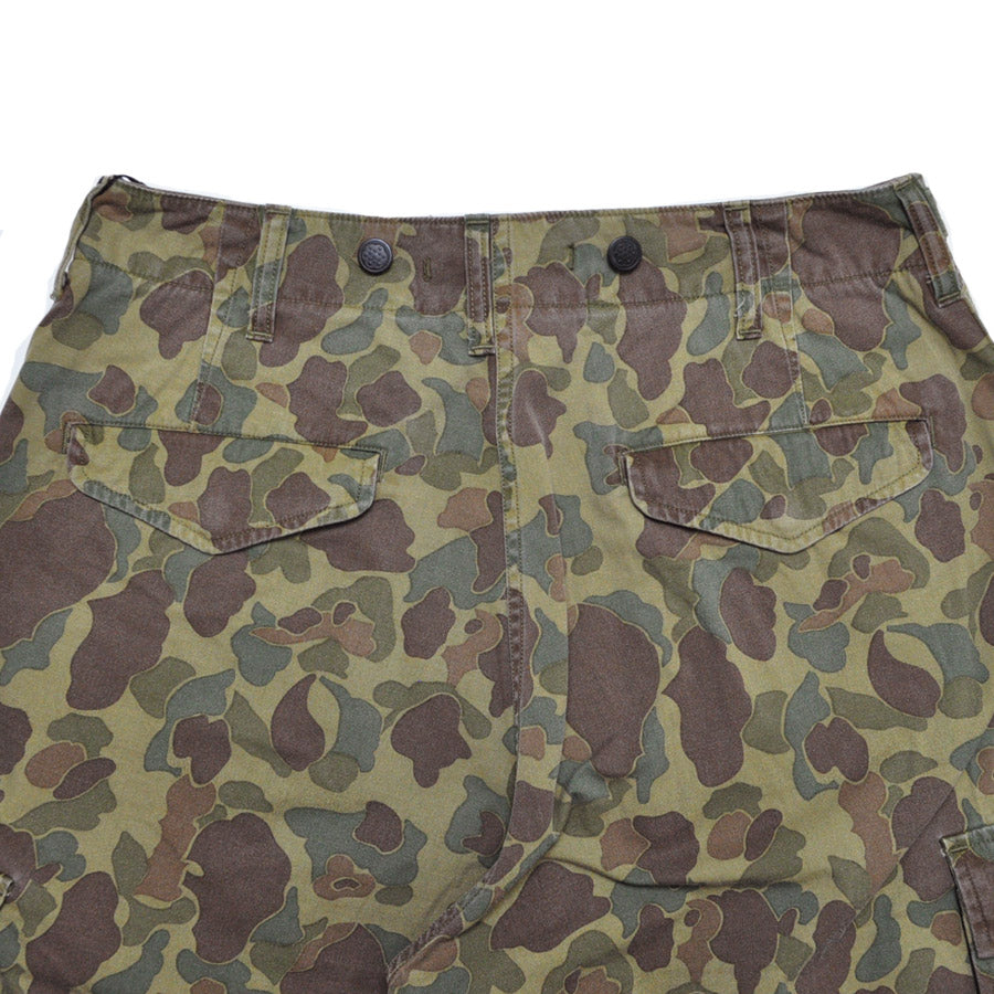NIGEL CABOURN ナイジェルケーボン パンツ アーミーカーゴショーツ - ダックハンターカモ ARMY CARGO PANT - DUCK HUNTER 80520051014