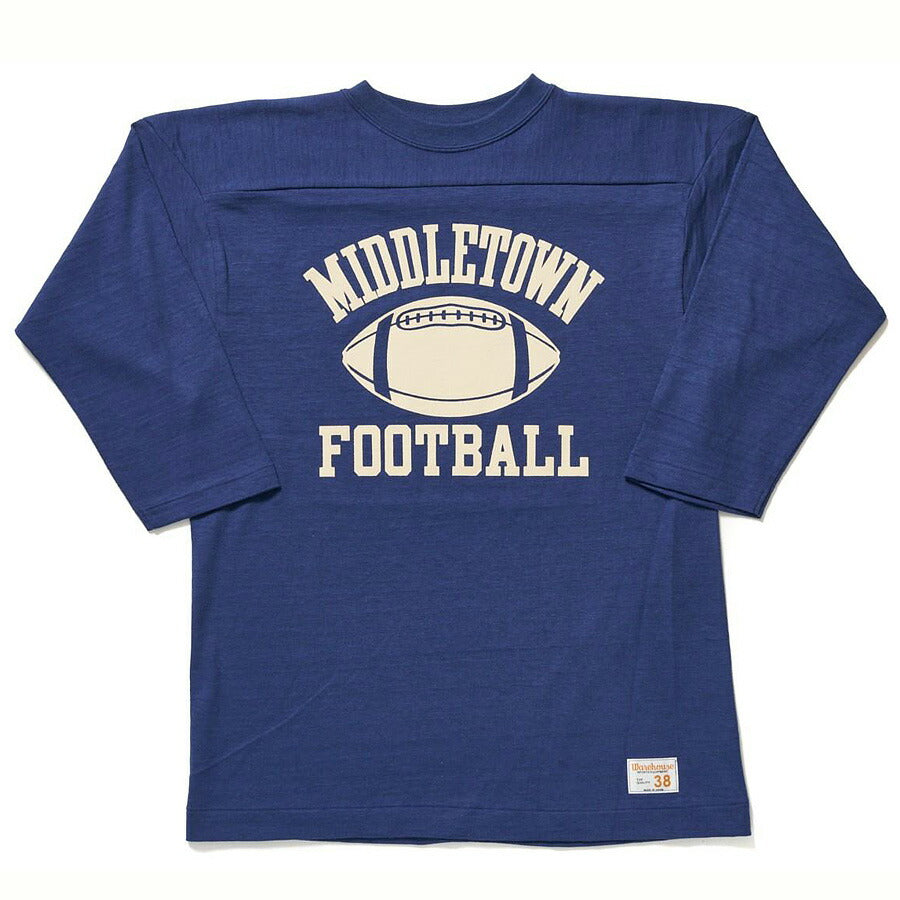 WAREHOUSE ウエアハウス Tシャツ Lot 4063 7分袖フットボールT MIDDLETOWN