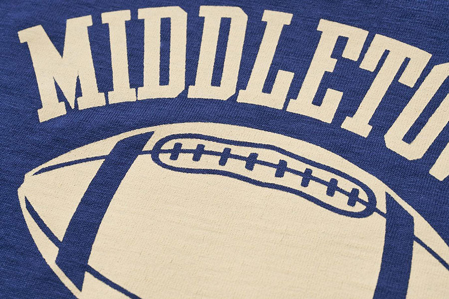 WAREHOUSE ウエアハウス Tシャツ Lot 4063 7分袖フットボールT MIDDLETOWN