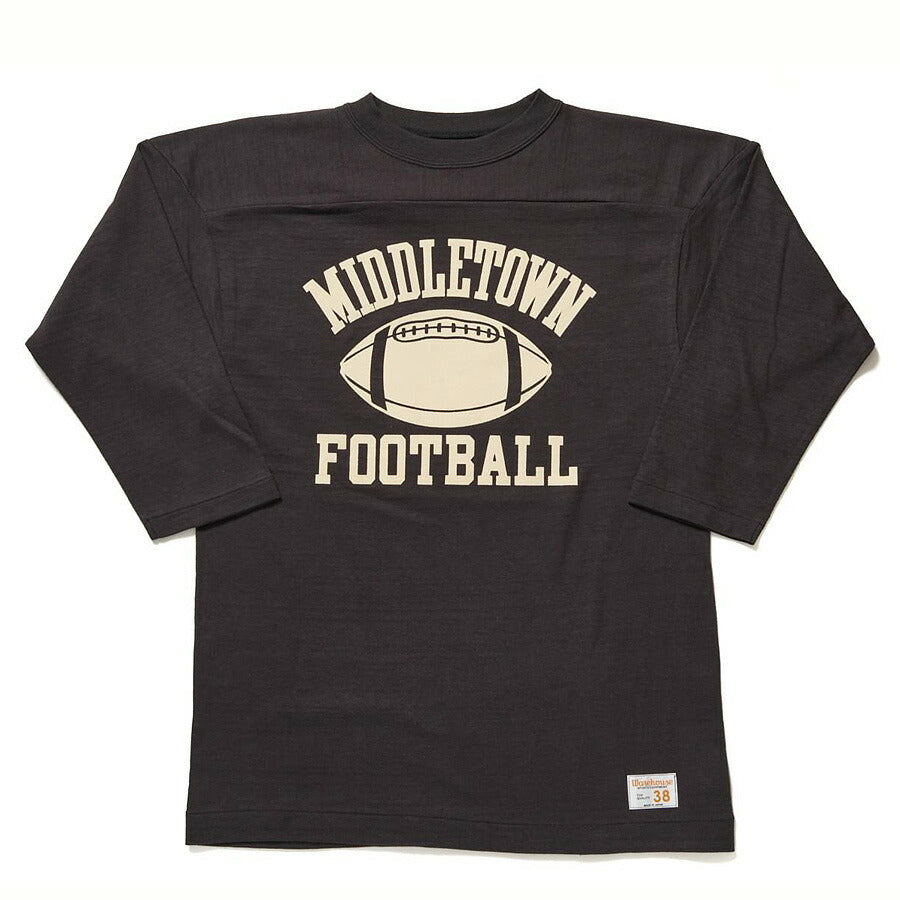 WAREHOUSE ウエアハウス Tシャツ Lot 4063 7分袖フットボールT MIDDLETOWN