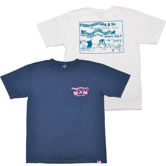 ダルチザン STUDIO D'ARTISAN Tシャツ USAコットンプリントTシャツ 8235