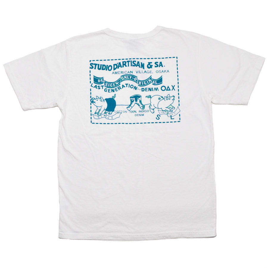 ダルチザン STUDIO D'ARTISAN Tシャツ USAコットンプリントTシャツ 8235