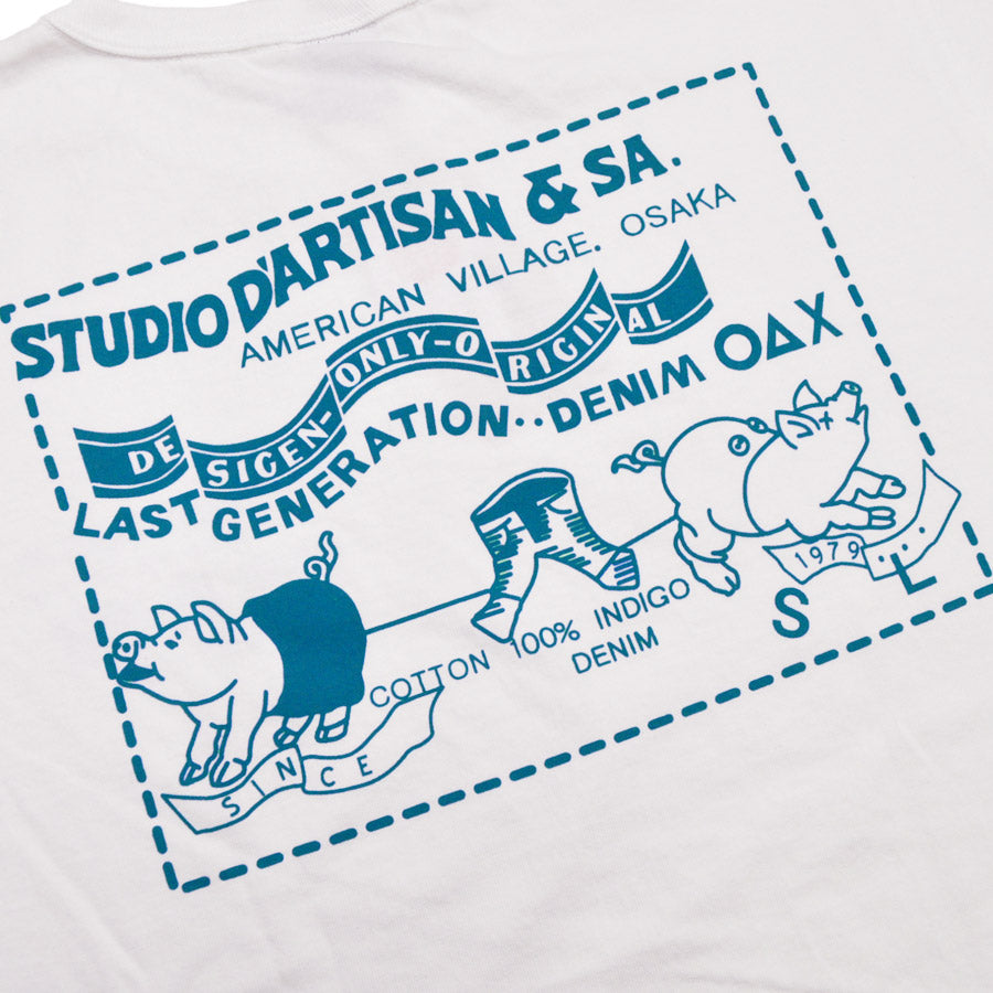 ダルチザン STUDIO D'ARTISAN Tシャツ USAコットンプリントTシャツ 8235
