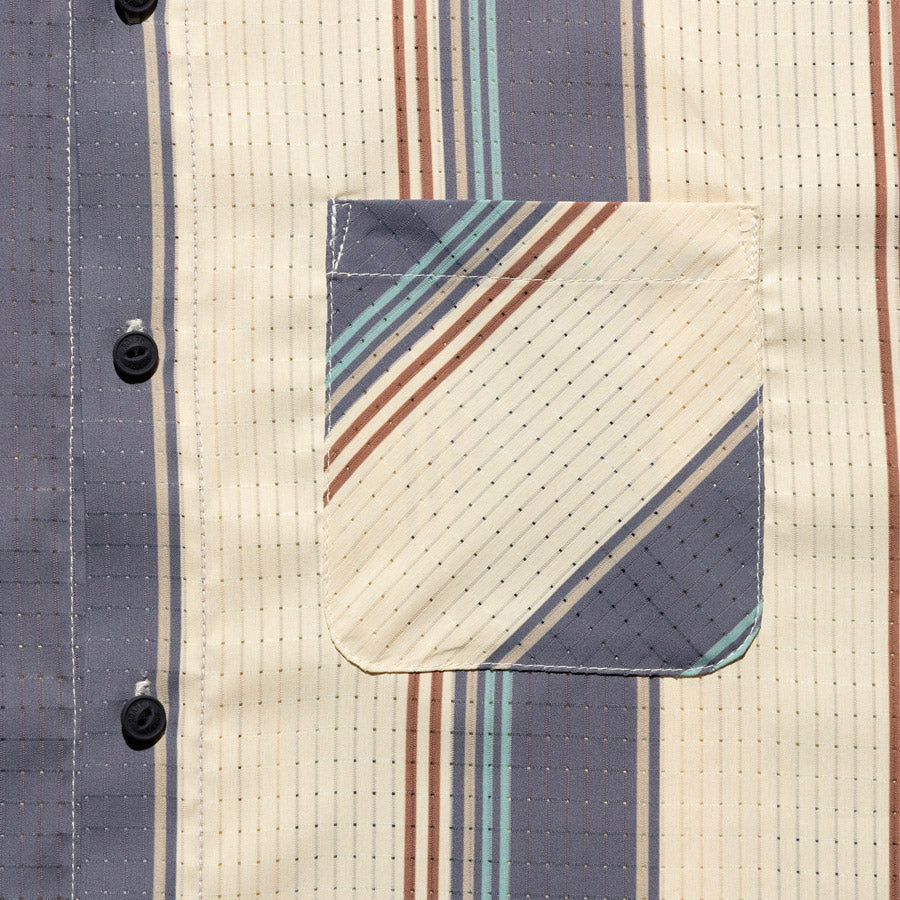 ROARK ロアーク シャツ "VERTICAL STRIPES" BLESS UP S/S RWJ1225
