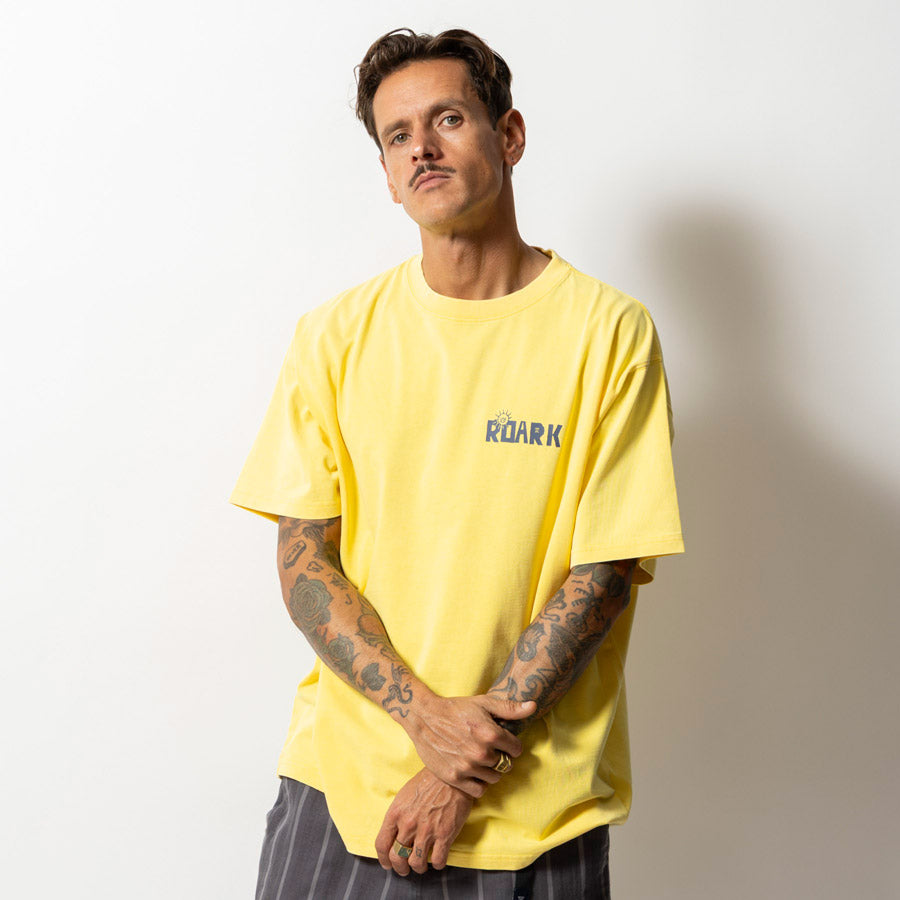 ROARK ロアーク Tシャツ "CLOUD 9" WELL WORN TEE RTJM1221