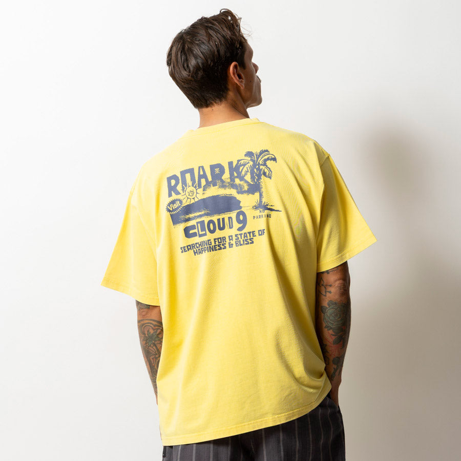 ROARK ロアーク Tシャツ "CLOUD 9" WELL WORN TEE RTJM1221