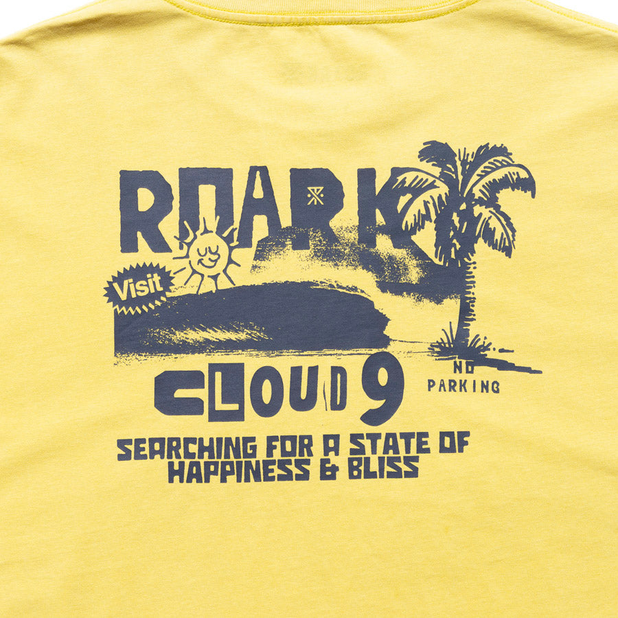 ROARK ロアーク Tシャツ "CLOUD 9" WELL WORN TEE RTJM1221